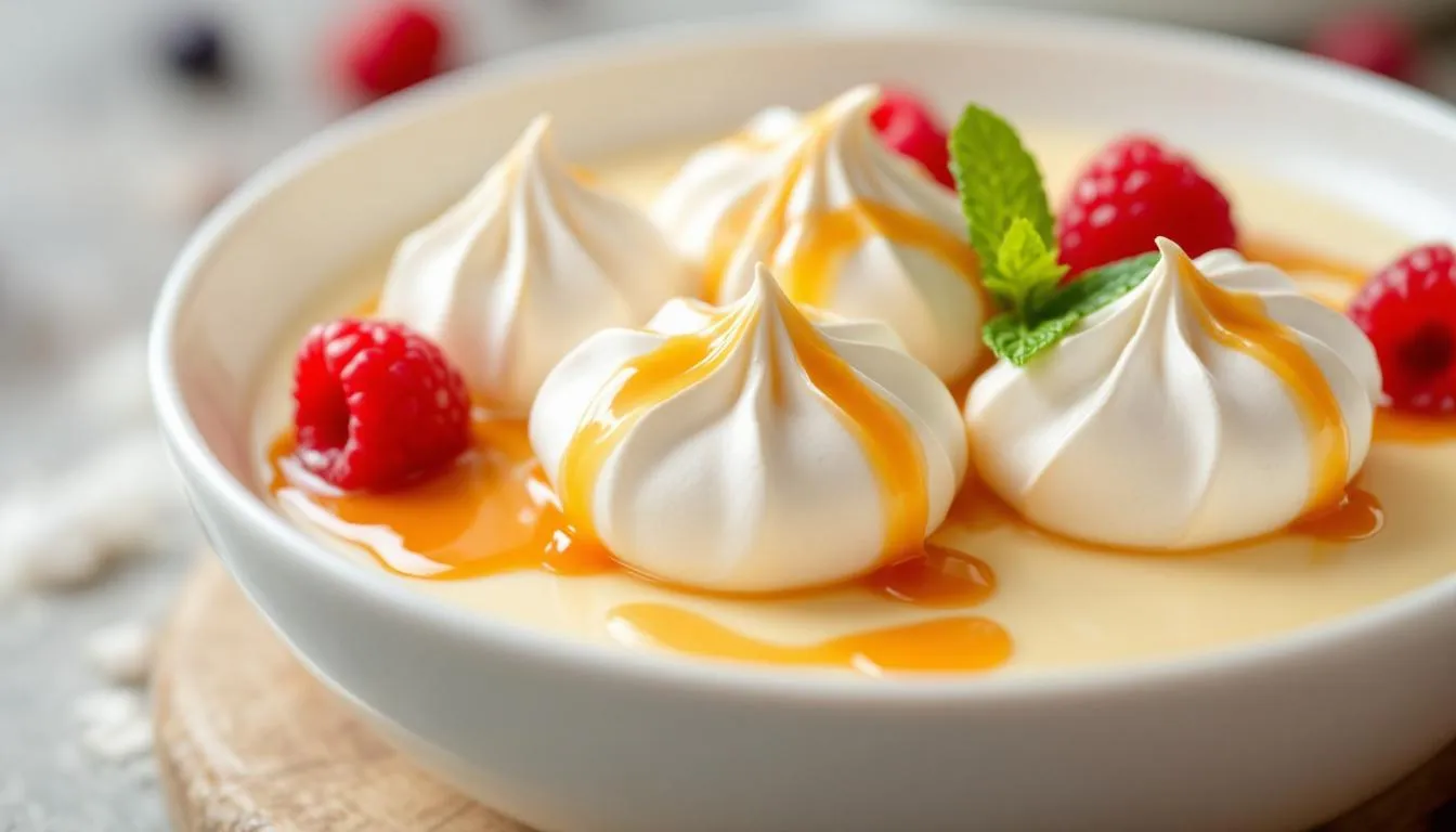 Île flottante : La recette inratable pour un classique indémodable