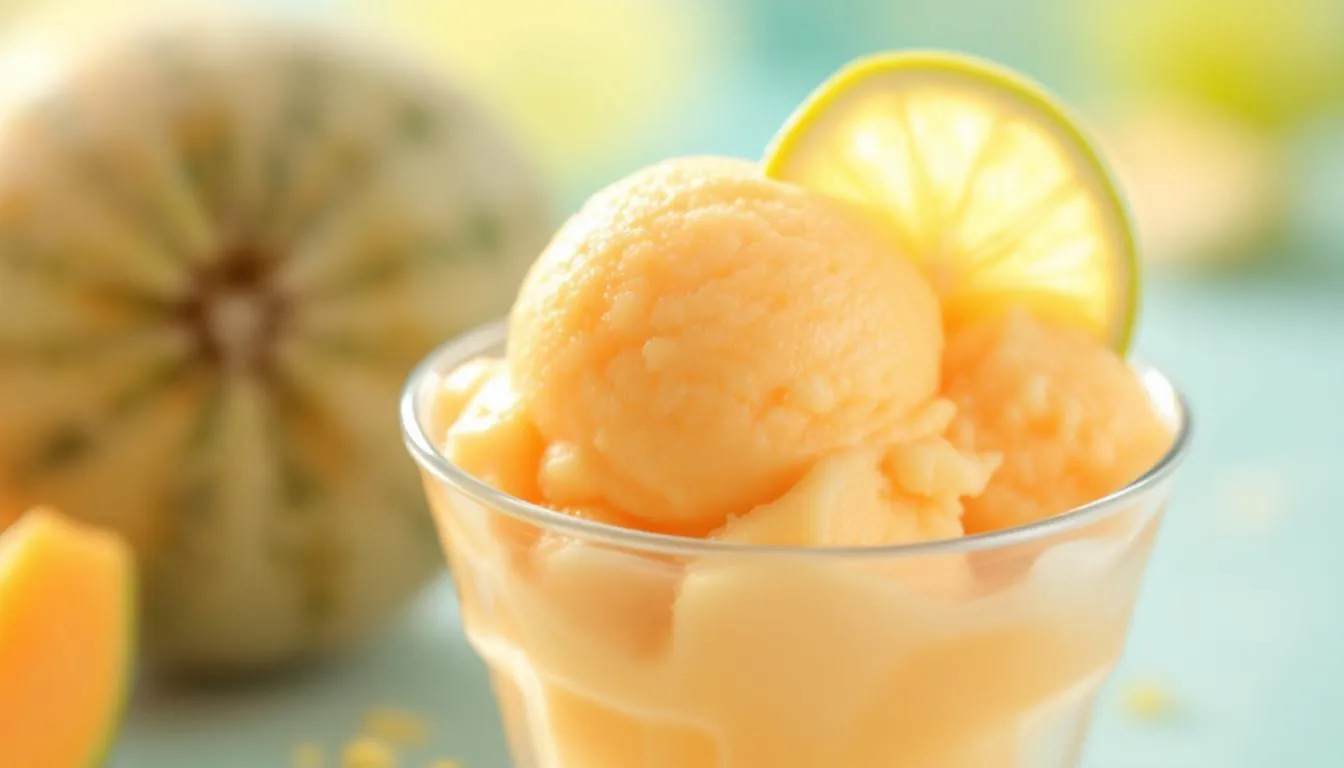 Sorbet au melon sans sorbetière : la recette facile