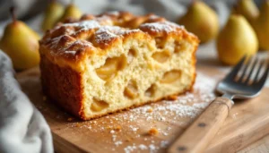 Cake aux poires : la recette inratable et moelleuse