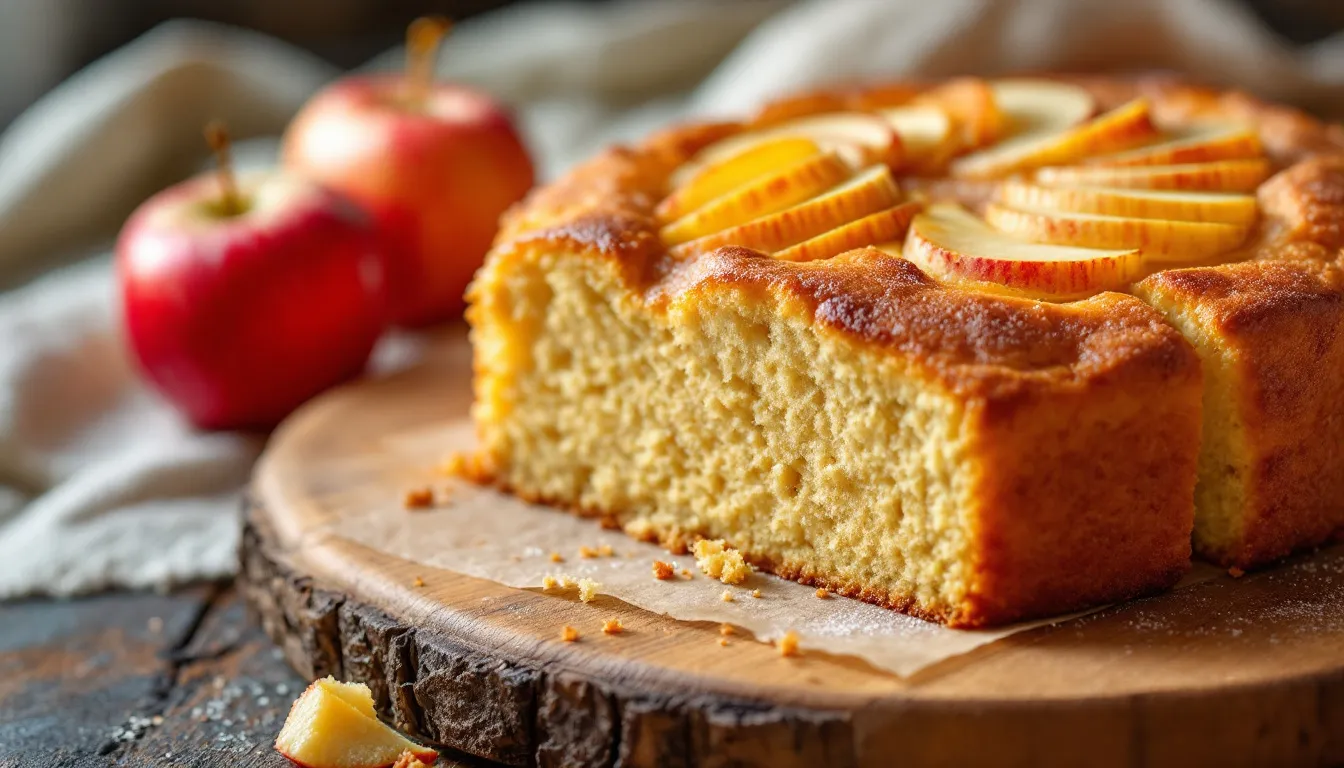 Gâteau aux pommes de grand-mère : le secret du moelleux