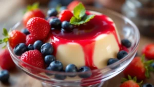 Panna Cotta aux Fruits Rouges : La Recette Facile