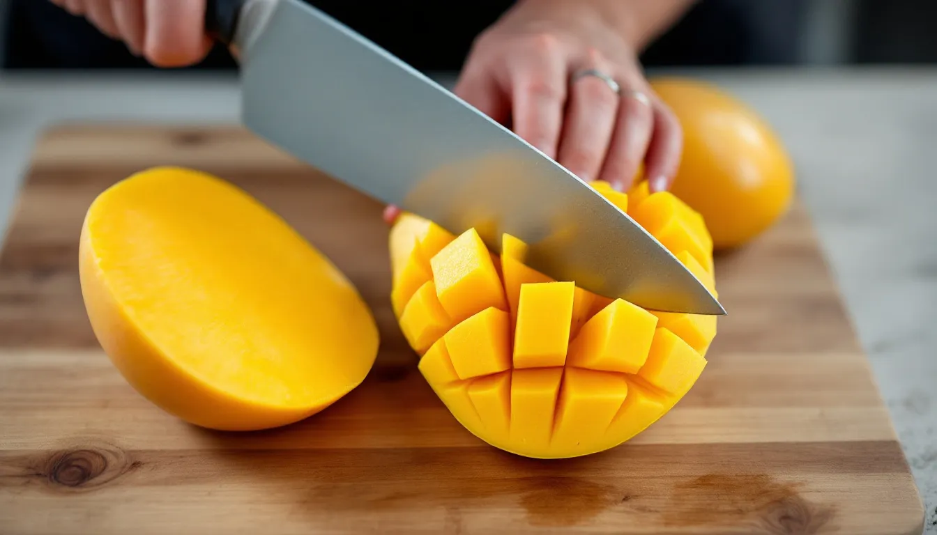 Couper une mangue : le guide simple et sans gâchis