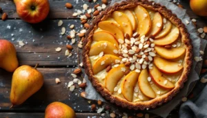 Tarte poires amandes : la recette inratable