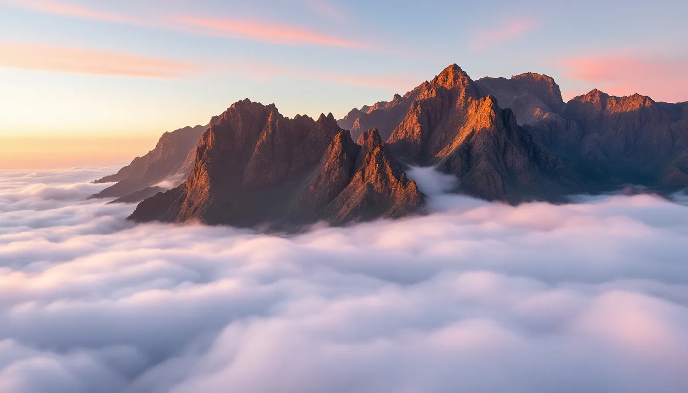 Pico do Arieiro : lever de soleil céleste